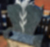 Large Lily Headstone