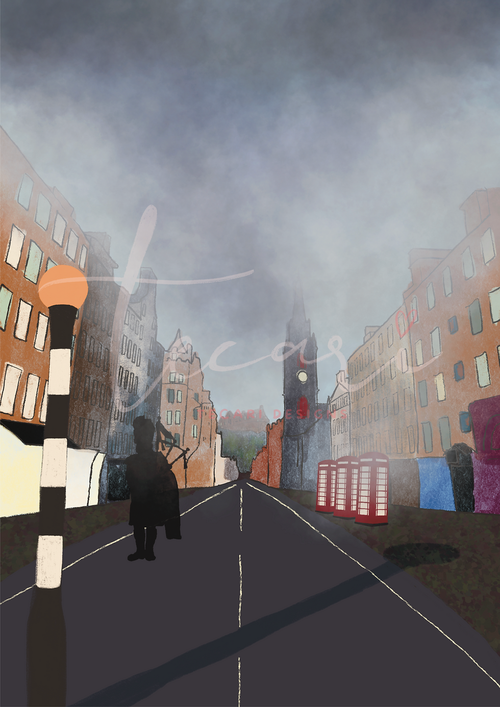 Thumbnail: Piper on the Mile artwork with watermark.