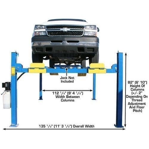 Thumbnail: Atlas 412A Alignment 4 Post Lift + RJ6 Rolling Jacks Combo