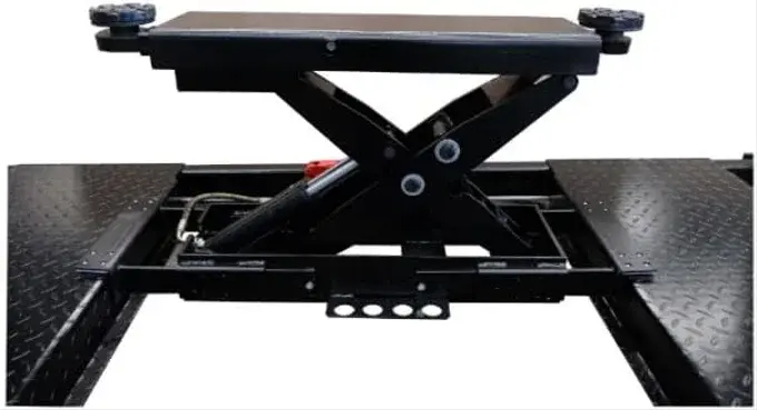 Thumbnail: Mayflower Pro8000 4-Post Lift + SJ5500 5,500 lb Sliding Bridge Jack