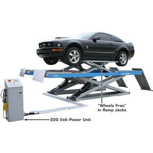 Thumbnail: Atlas 12AWFSL Alignment Scissor Lift and RJ-6 Rolling Jack Combo