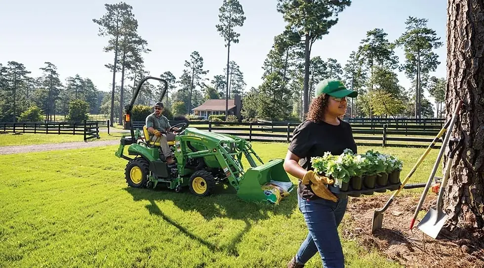 Thumbnail: John Deere 1023E Sub-Compact Tractor