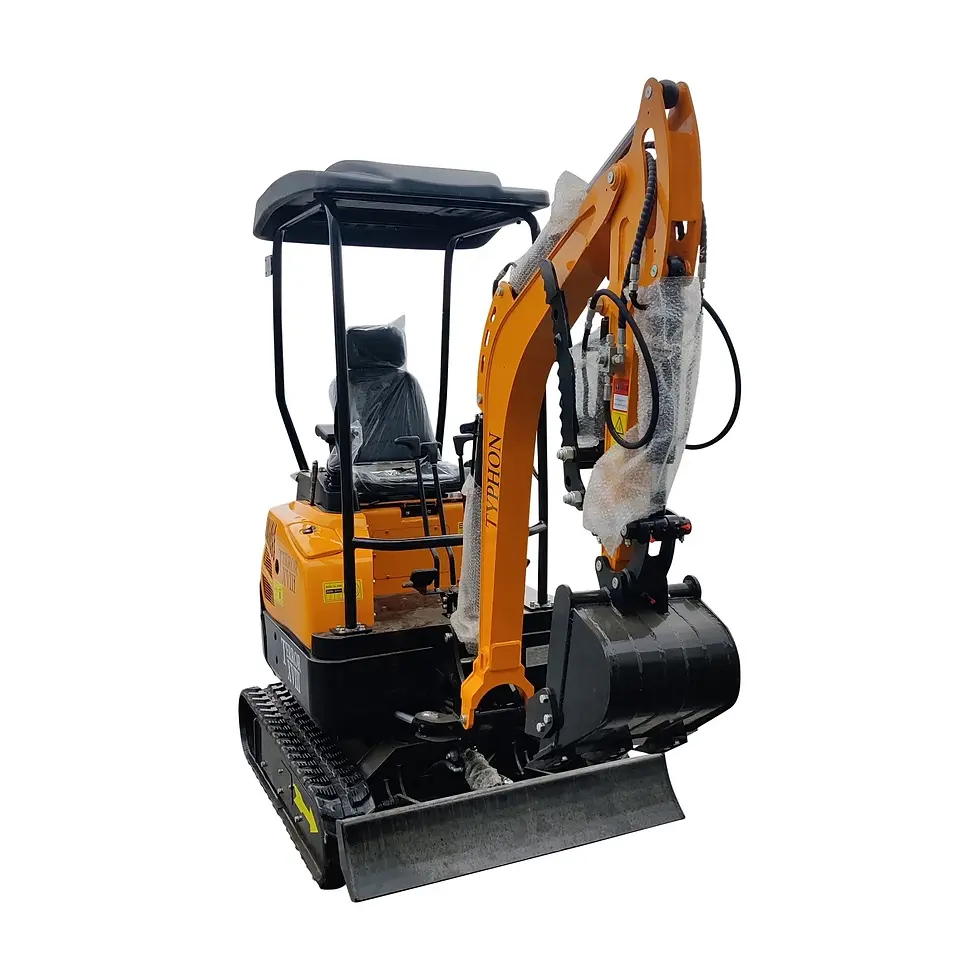 Thumbnail: 2025 TYPHON TERROR XX Lux Mini Excavator 4000 lb Rubber Track Kubota D902