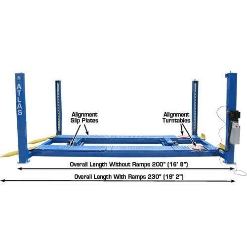 Thumbnail: Atlas 412A Alignment 4 Post Lift + RJ6 Rolling Jacks Combo