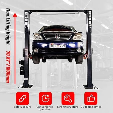 Thumbnail: Katool AM120SD 12,000lbs 2 Post Lift