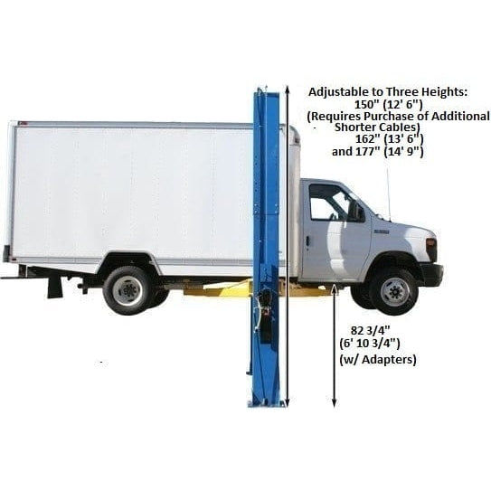 Thumbnail: Atlas PV15PX 15,000 lb Overhead 2-Post Lift