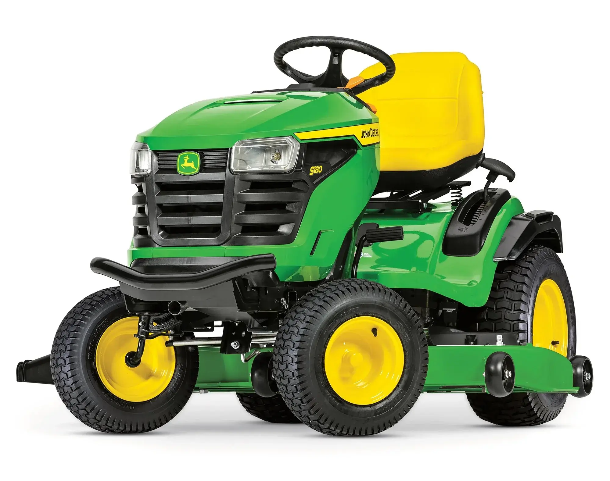 John Deere S180 Lawn Tractor – 54” Deck, 24HP V-Twin Engine, Hydrostatic Riding