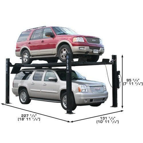 Thumbnail: Atlas PRO9000 4 Post Lift + RJ6 Rolling Jacks Combo