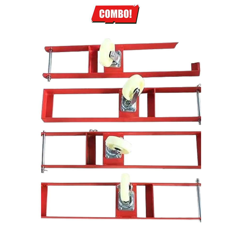 Thumbnail: Katool KT-4H110 11,000lbs and KT-RJ50 Rolling Jack This Caster kit (set of 4)