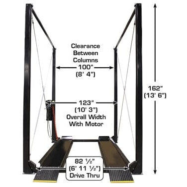 Thumbnail: Atlas Garage PRO7000ST 7,000 lb Super Tall 4-Post Lift