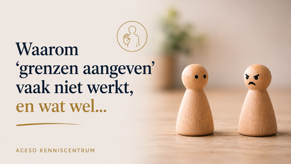 Waarom ‘grenzen aangeven’ vaak niet werkt, en wat wel...