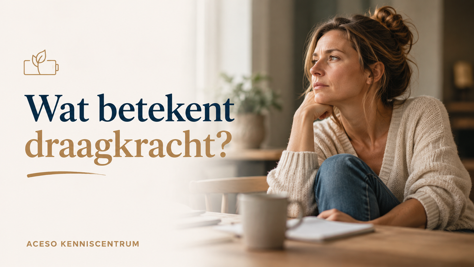 Wat betekent draagkracht?