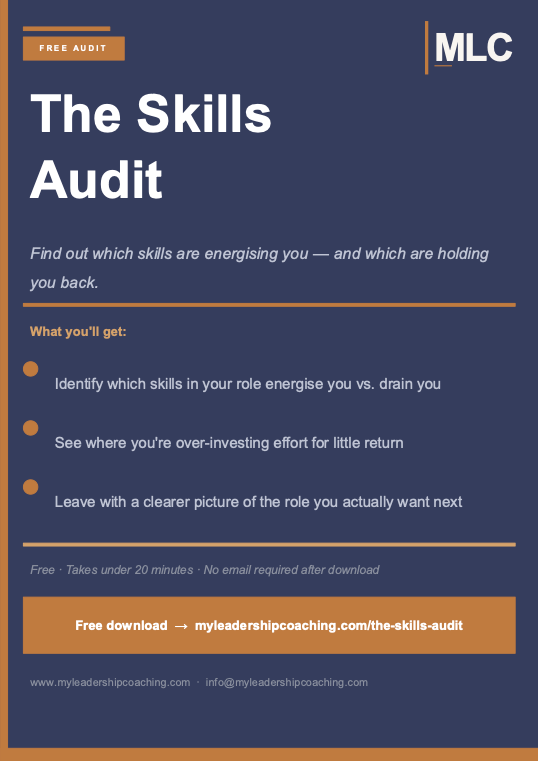 The Skills Audit Poster