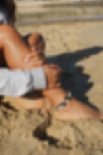 bracelet cheville fait main