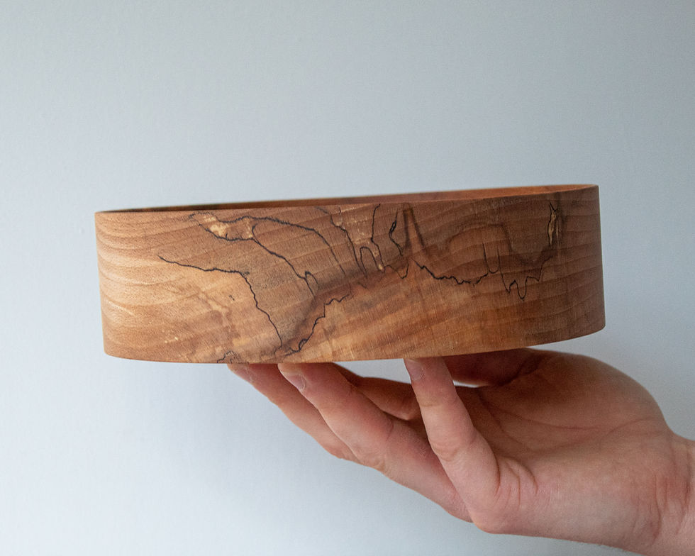 Patterned Beech Bowl