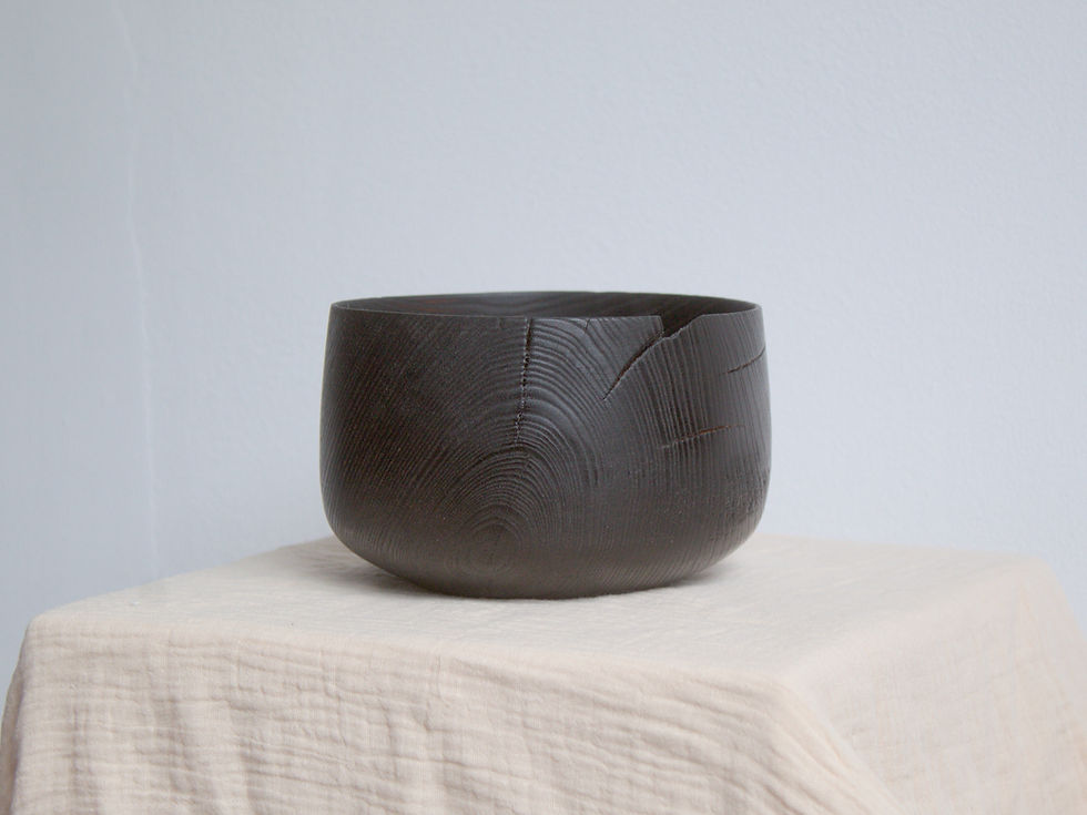 Thumbnail: Ash Bowl with Yakisugi Finish