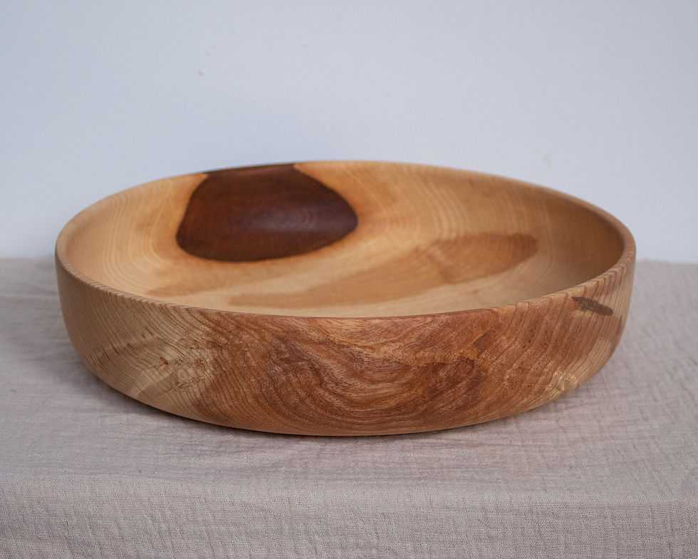 Warped Ash Fruit Bowl