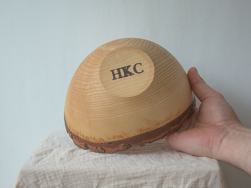Thumbnail: Wooden Vessel with HKC Branding