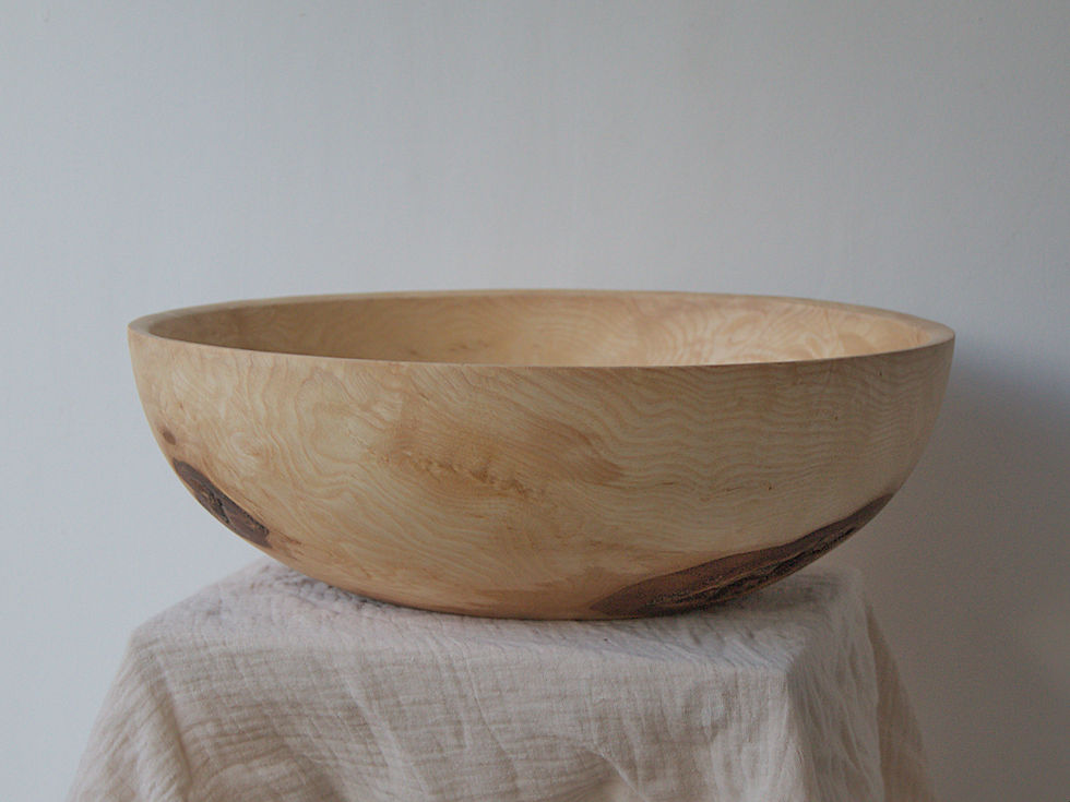Thumbnail: Large Wooden Bowl