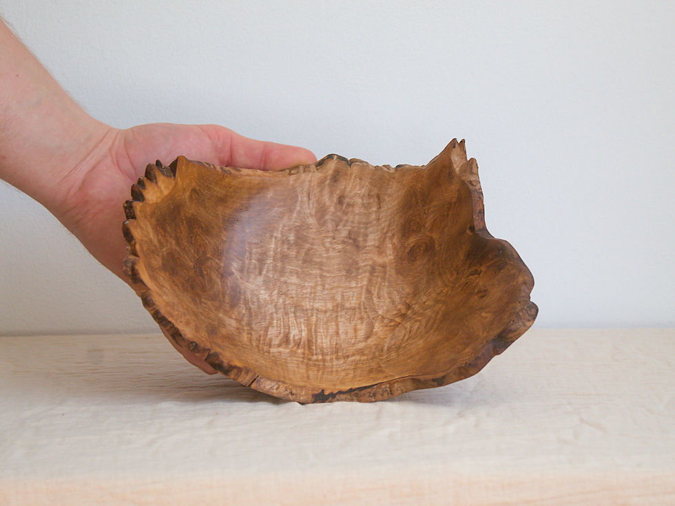 Thumbnail: Walnut Burr Live Edge Bowl