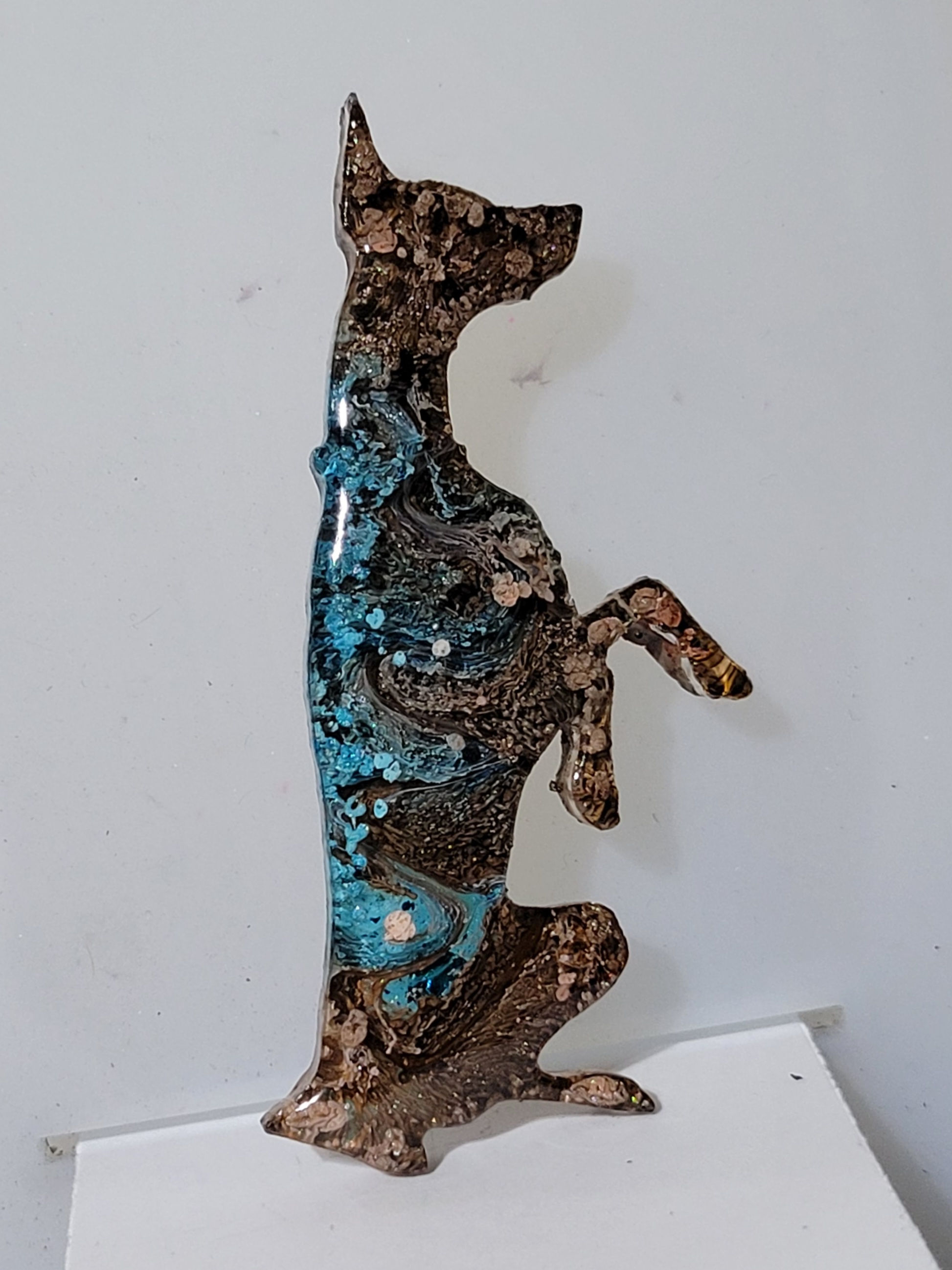 Doberman Sitting Pretty Pin