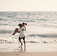 Happy Couple on the Beach