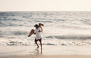 Happy Couple on the Beach