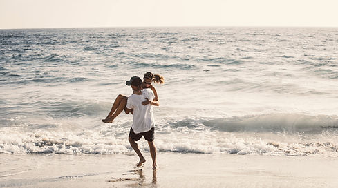 Happy Couple on the Beach