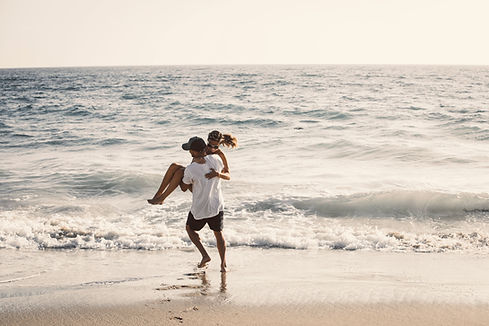 Happy Couple on the Beach