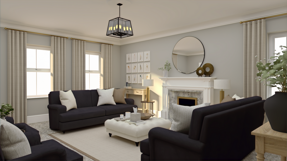 LVBinteriors, E-Design, Interior Design, Living Room, CGI, Render