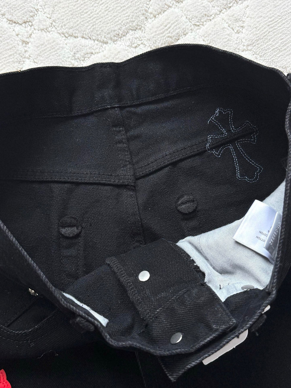 Thumbnail: Chrome Hearts Jeans — Bone