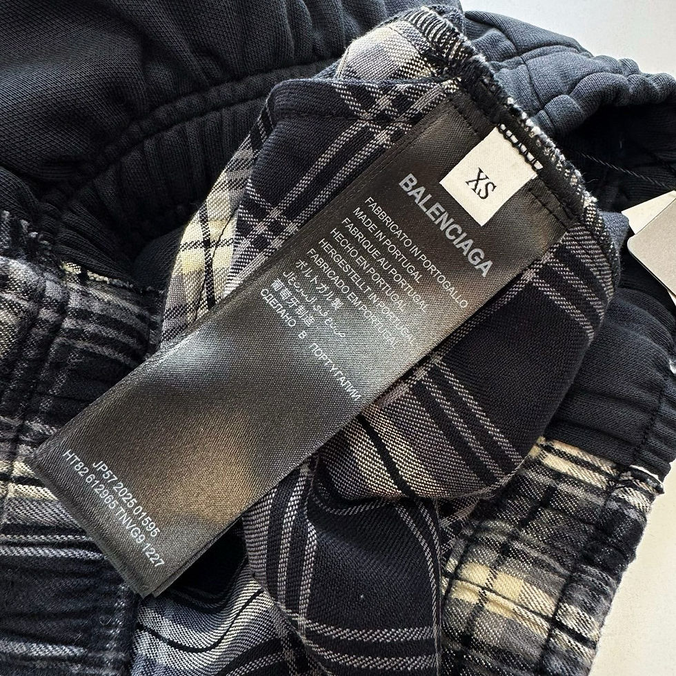 Thumbnail: Balenciaga Tartan Flannel Baggy