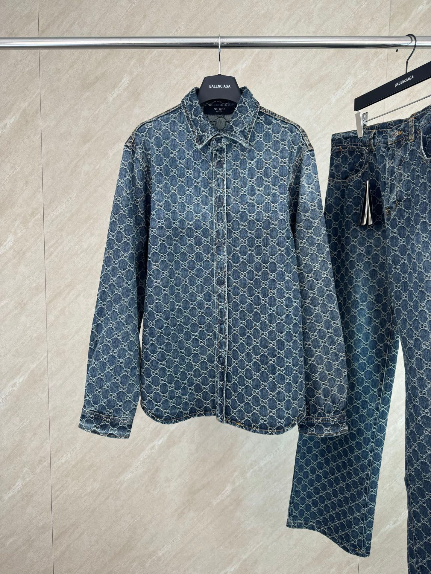 Gucci Denim Jacket — Stone