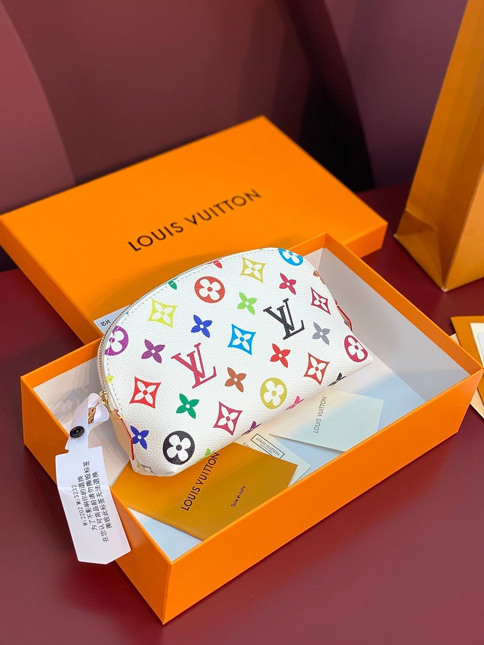 Thumbnail: Louis Vuitton COSMETIC POUCH PM 19 IN MULTICOLOR MONOGRAM CANVAS