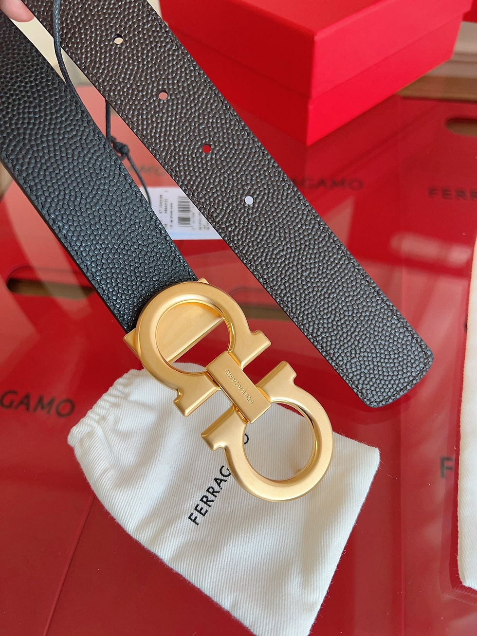 Thumbnail: Ferragamo Belts — Gold