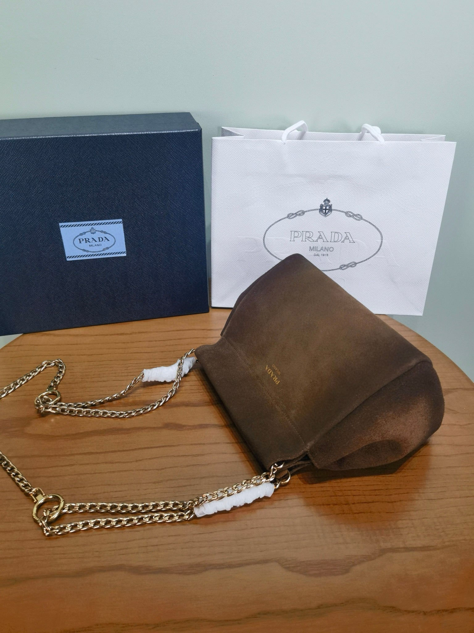 PD Enchaine Cross Body Bag — Nude