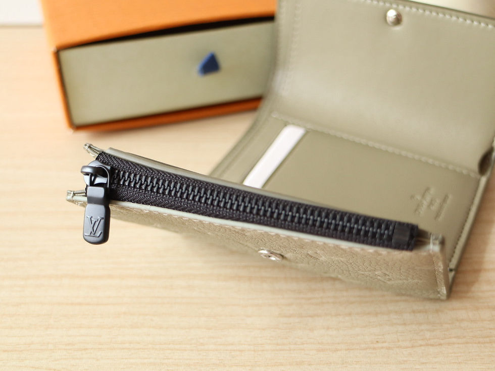 Thumbnail: Louis Vuitton IRIS WALLET IN KHAKI BROWN EMBOSSED CALFSKIN