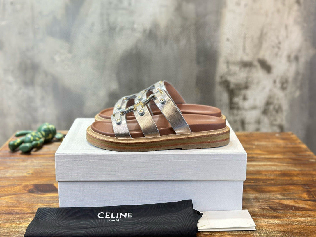 Celine Women Sandal — Champagne