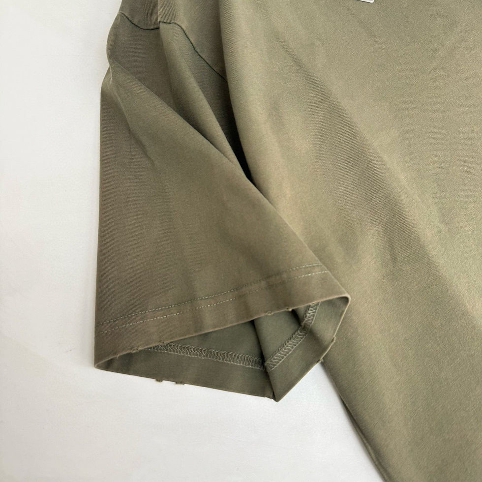 Thumbnail: Balenciaga Graffiti Tape Logo T-Shirt – Khaki