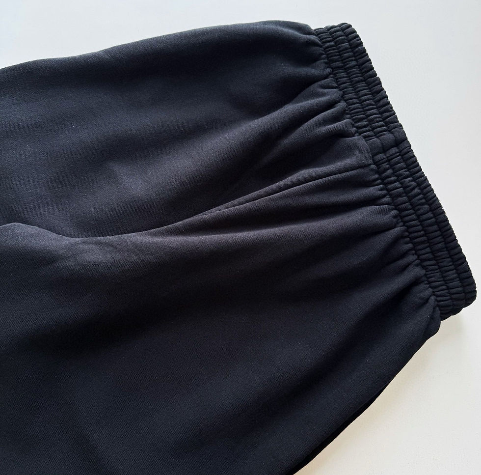Thumbnail: Balenciaga Crest Logo Wide-Leg Sweatpants Black