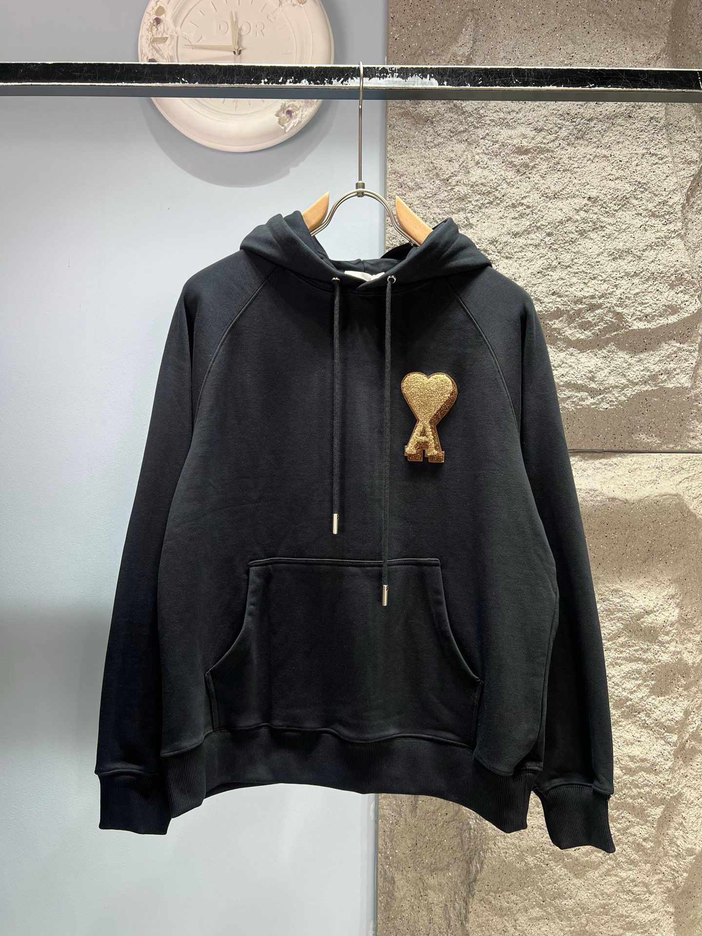 Ami Paris Cotton T-Shirt with Ami de Coeur