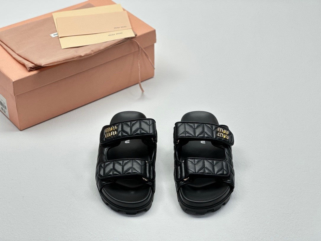 Miu Miu Women Sandal — Brown