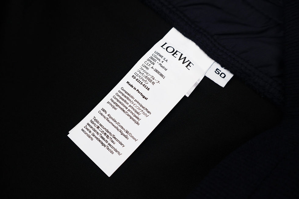 Thumbnail: Loewe Long Pants — Black