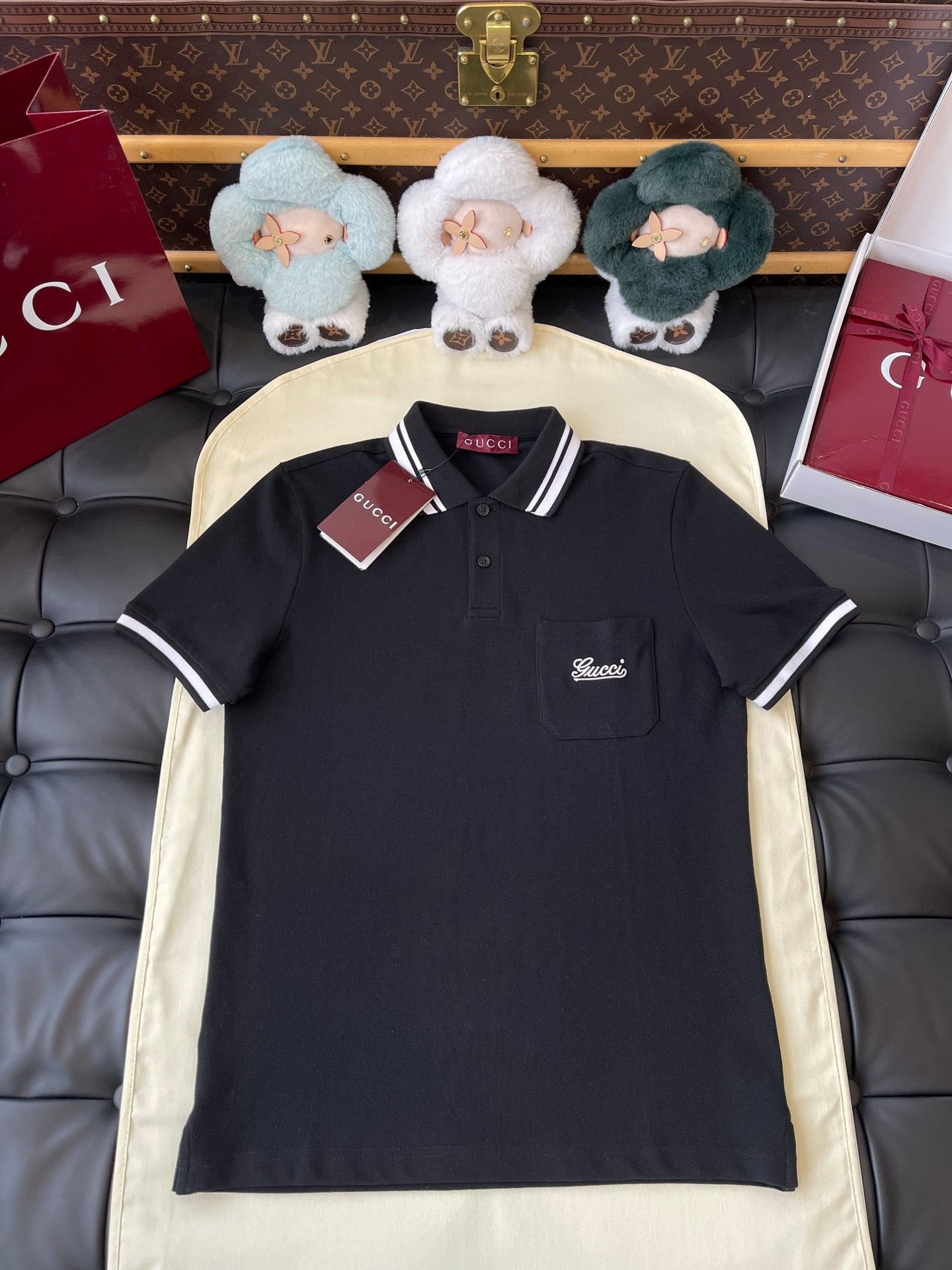 Gucci Polo — Taupe