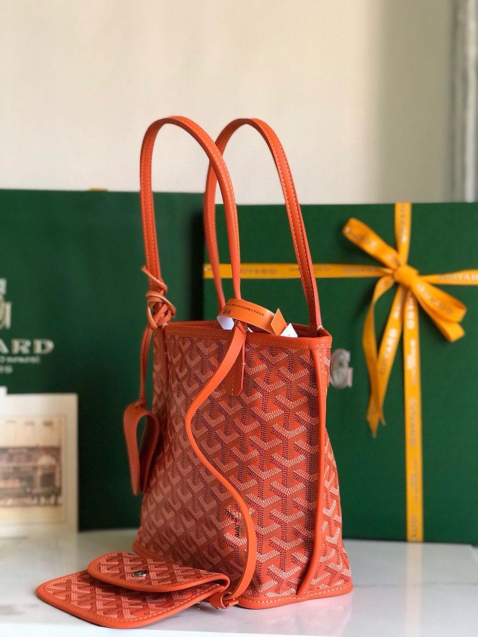 Thumbnail: Goyard Reversible Anjou Mini Bag — Red