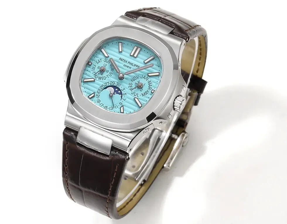 Thumbnail: Patek Philippe Nautilus Blue Perpetual Calendar6417