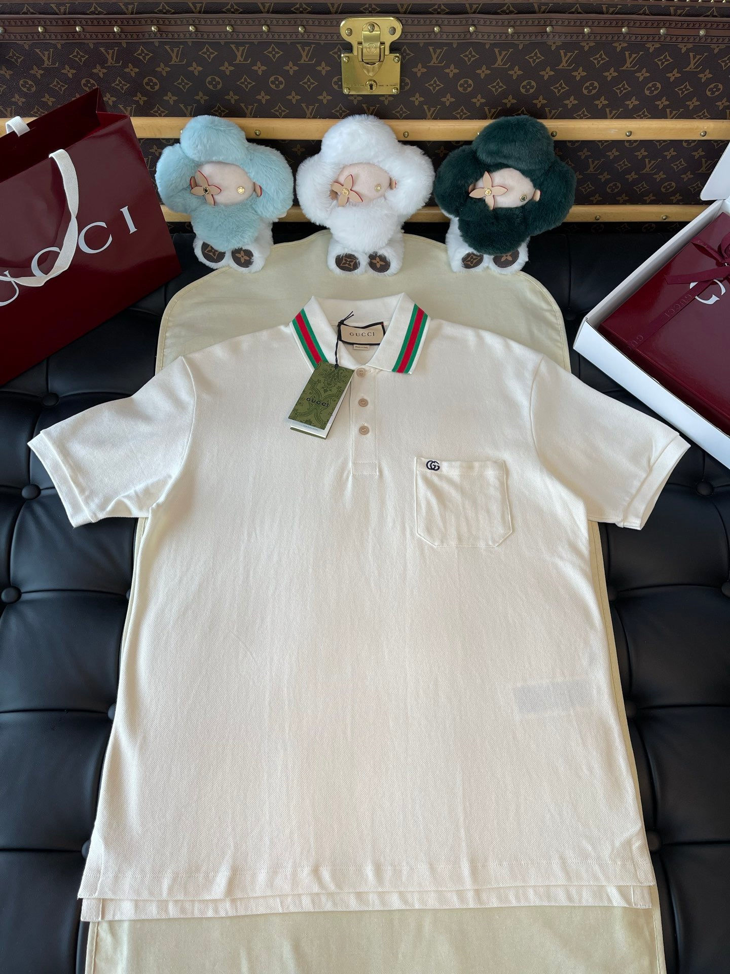Gucci Polo — Slate
