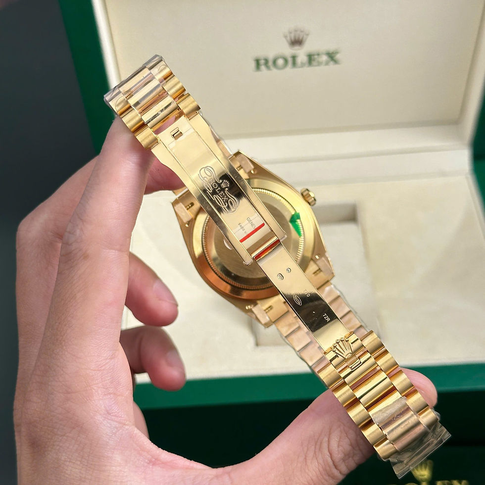 Thumbnail: Superclone Rolex Day Date Champagne Diamond Dial 0132 36 Mm