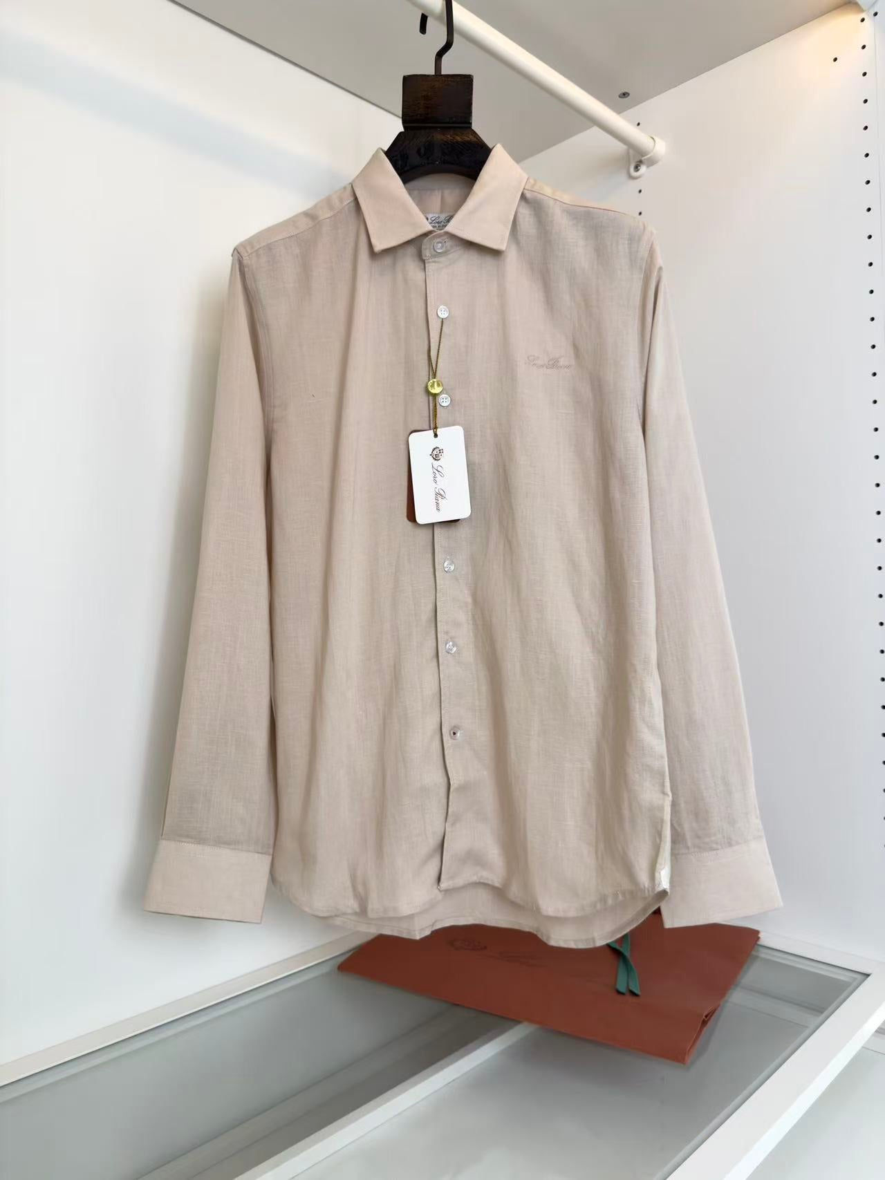 Loro Piana Shirt — Forest Green