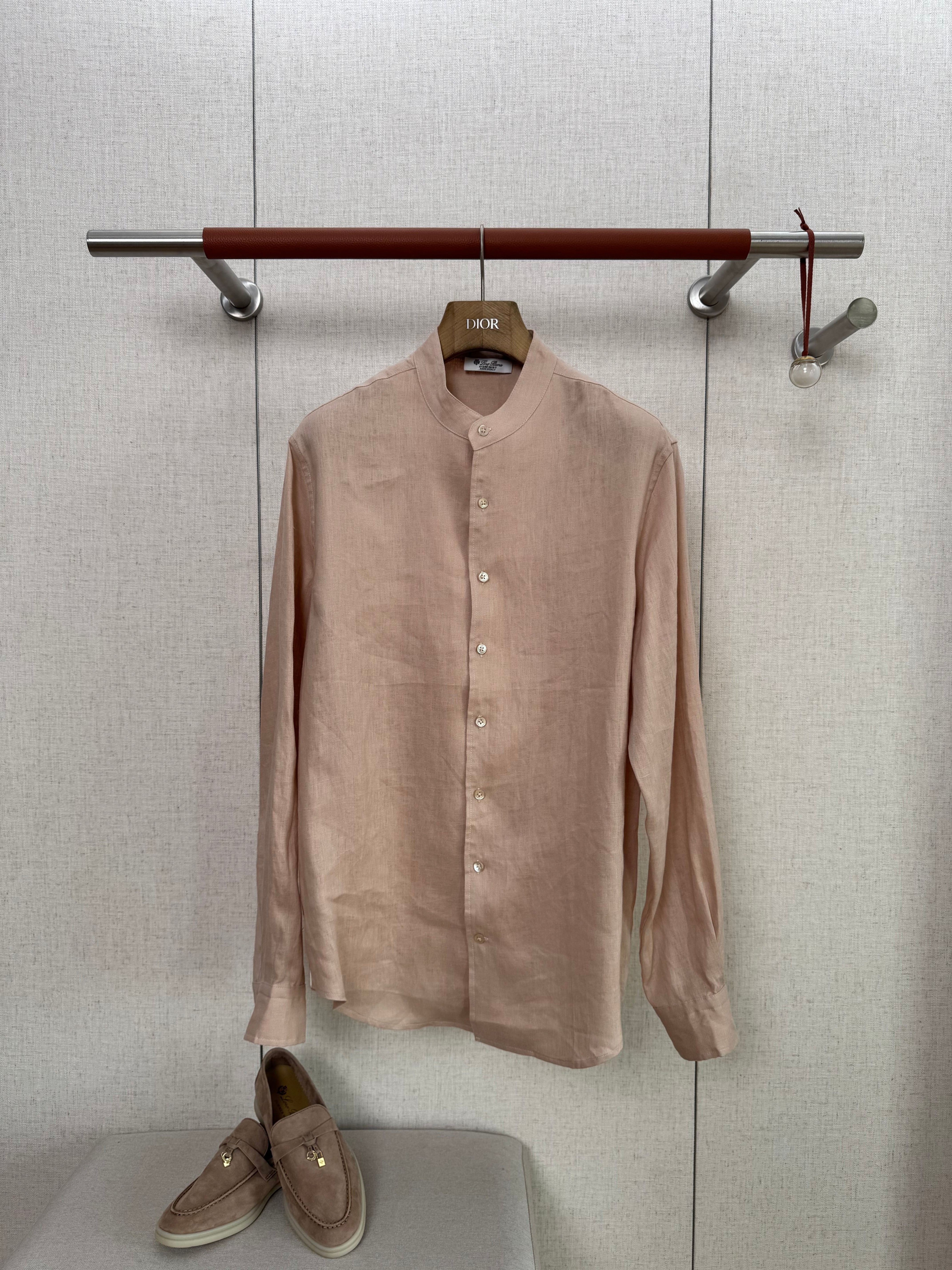 Loro Piana Shirt — Midnight Blue